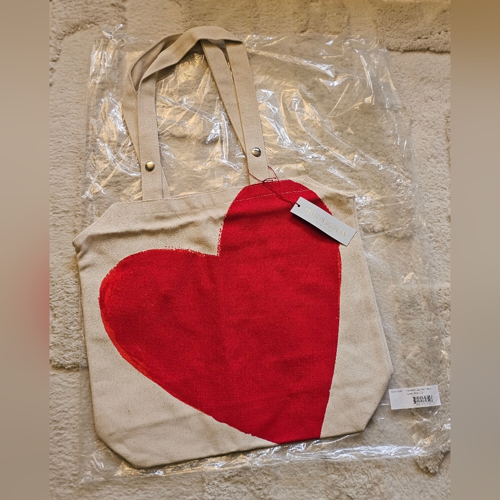 NWT Frances Valentine Canvas Tote